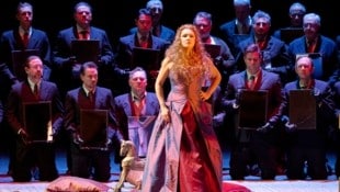 Anna Netrebko als Abigaille in Verdis „Nabucco“.