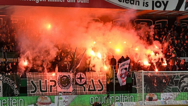 Vorm Cup-Halbfinal-Derby Ried – LASK am Mittwoch brennt mehr als ein Schal.