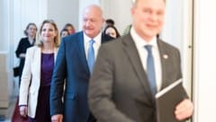 Zumindest die Regierungsspitze hat persönlich ein gutes Verhältnis zueinander. 