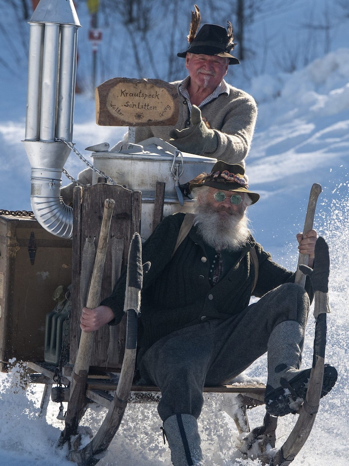 Von Anfang an am Start: Krautspeck-Schlitten