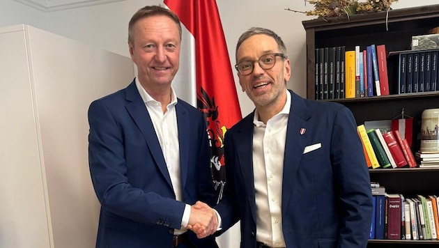 Beim damaligen Gipfel konnte Tschürtz auch Kickl begrüßen.