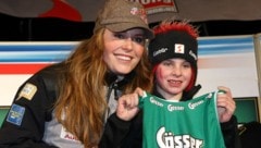 Als 10-Jährige lernte das heutige Skiass Lindsey Vonn 2008 beim Ski-Weltcup am Semmering kennen.