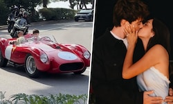 Charles Leclerc chauffierte seine Herzdame nach der Hochzeit mit einem Ferrari-Oldtimer durch ...