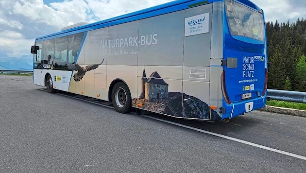 Als Alternative zum Auto fährt auf den Dobratsch ein Bus