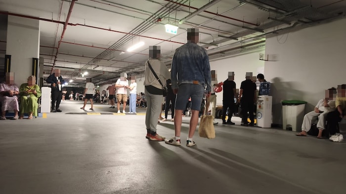 Die Hotelgäste mussten den Großteil der Nacht in der Tiefgarage ausharren.