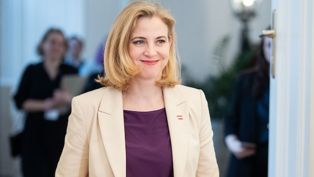 Außenministerin und NEOS-Chefin Beate Meinl-Reisinger klagt die FPÖ wegen Rufschädigung.