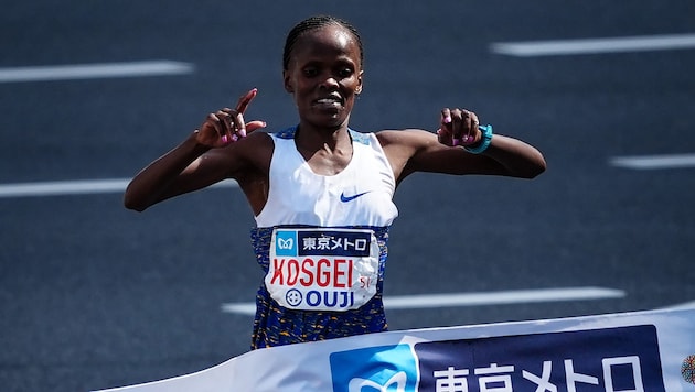 Brigid Kosgei hat den Tokio-Marathon gewonnen.