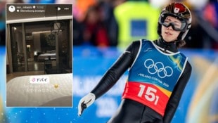 Ren Nikaido hat „endlich ein Hotelzimmer“. Der Skispringer sitzt in Dubai fest.