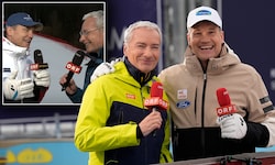 Armin Assinger konnte sich einen kleinen Seitenhieb gegen Rainer Pariasek nicht verkneifen.