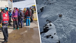 Eine große Suchaktion wurde im Bereich der Torspitze in Tux gestartet. Eine Lawine wurde am Berg ...