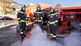 Die jungen Feuerwehrmänner beweisen sich schon tagtäglich im Aktivdienst.