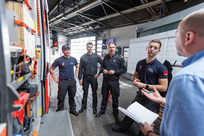 Die „Krone“ erhielt Einblicke in die Ausbildung der Feuerwehrmänner