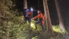 Die Einsatzkräfte vor Ort in Mauterndorf.