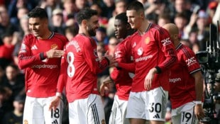 Manchester United drehte die Partie gegen Oliver Glasners Crystal Palace.