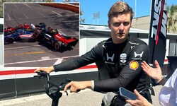 Pech für Mick Schumacher: Sein Renn-Debüt in der IndyCar-Serie endete früh.