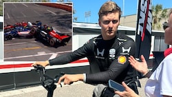 Pech für Mick Schumacher: Sein Renn-Debüt in der IndyCar-Serie endete früh.
