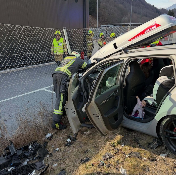 Feuerwehr und Polizei waren im Einsatz.
