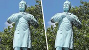 Um sagenhafte 3,5 Grad wird die Statue von Lueger nun „gekippt“. Das soll für „Irritation“ ...