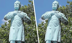 Um sagenhafte 3,5 Grad wird die Statue von Lueger nun „gekippt“. Das soll für „Irritation“ ...