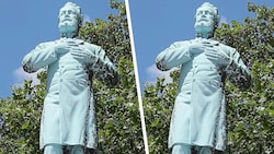 Um sagenhafte 3,5 Grad wird die Statue von Lueger nun „gekippt“. Das soll für „Irritation“ ...