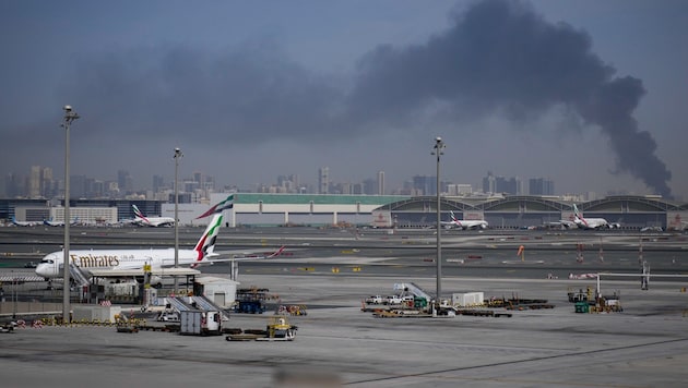 Auf vielen Flughäfen im Nahen Osten herrscht Stillstand