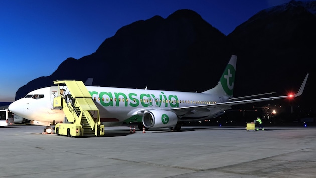 Dauergast am Innsbrucker Airport: Die Fluglinie Transavia.