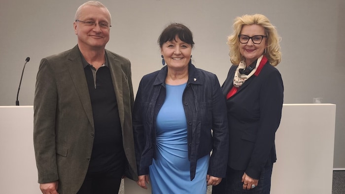 Stellten neue Statistik vor: Martin Mayer (Leiter des Referats Statistik und Geoinformation), ...