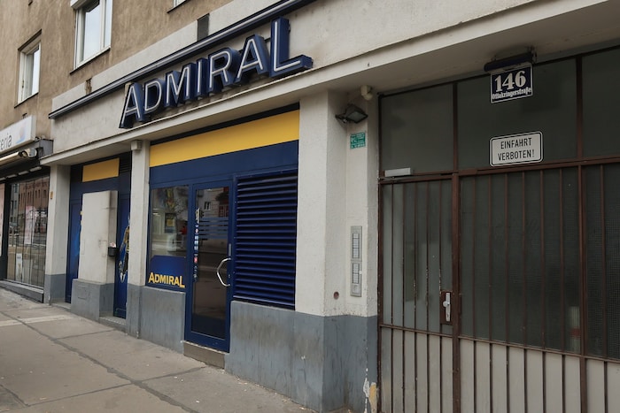 Das Wettbüro in der Ottakringer Straße wurde Schauplatz eines Raubüberfalls.