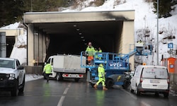Im Jänner wurde der Tunnel bei einem Unfall stark beschädigt. 