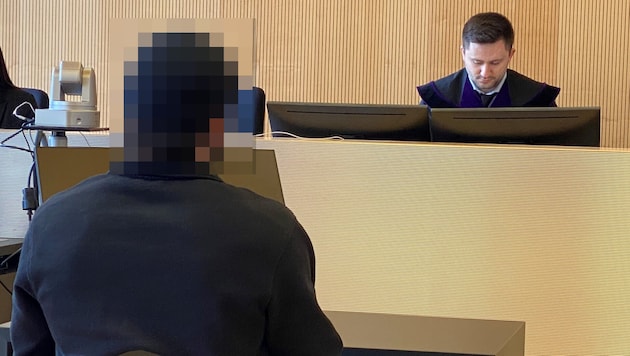 Der Angeklagte wollte seine Schuld vor Gericht nicht einsehen.