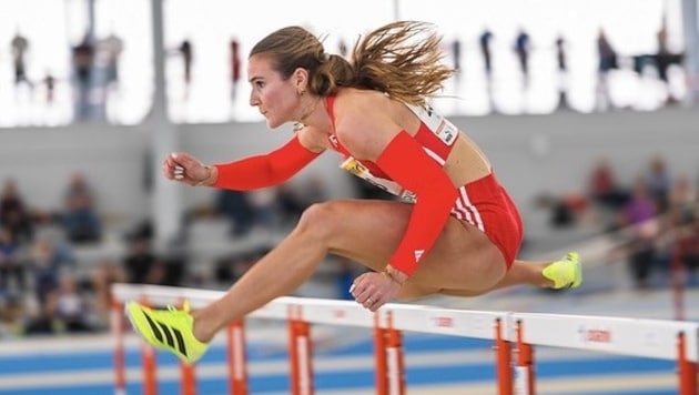Karin Strametz freut sich auf die Hallen-WM auf der superschnellen Bahn von Torum.