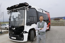 Saß noch zur Sicherheit am Steuer: Martin Aichholzer