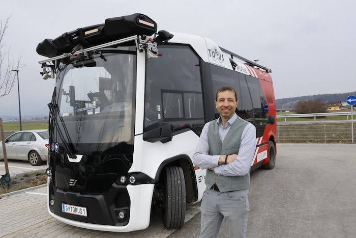 Saß noch zur Sicherheit am Steuer: Martin Aichholzer