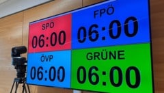 Sechs Minuten haben die Fraktion in der ersten Runde der Befragung Zeit.