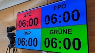 Sechs Minuten haben die Fraktion in der ersten Runde der Befragung Zeit.