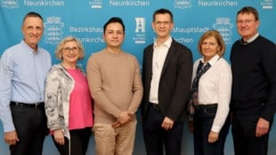 Vizebürgermeister a.D. Martin Fasan, Maria Benda-Fürtinger, Mohamad Yar Gholami, Bürgermeister ...