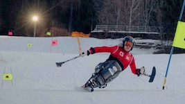 Rigby fährt erst seit drei Saisonen Monoski-Rennen.
