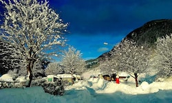 Auch im Winter fühlten sich Camper in Rennweg wohl.