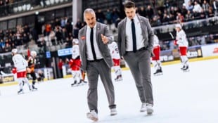 Bulls-Coach Manny Viveiros (li.) und Co. Adam Maglio.