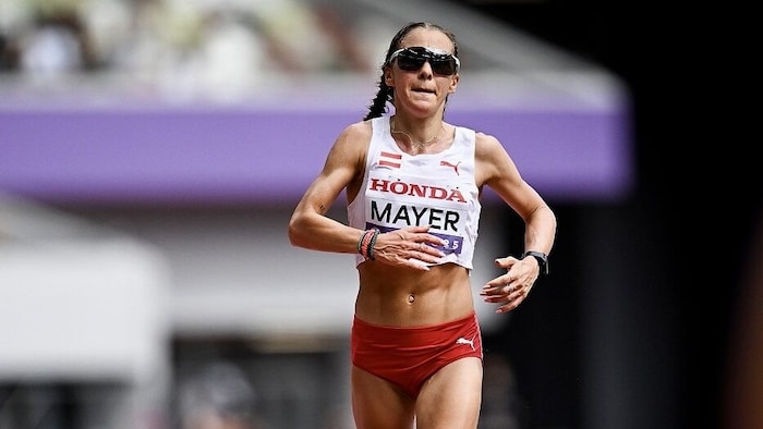 Julia Mayer als 33. bei der WM in Tokio 2025.