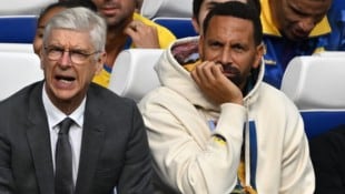 Rio Ferdinand (rechts) hat über seine bisherigen Eindrücke gesprochen. 