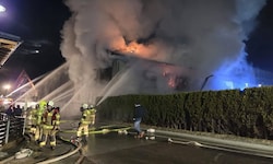 Großeinsatz der Feuerwehr in Uttendorf.