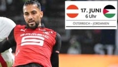 Mousa Al-Tamari ist bei Jordanien im Blickpunkt.