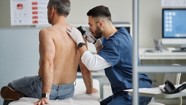 Jetzt zum Hautarzt gehen!