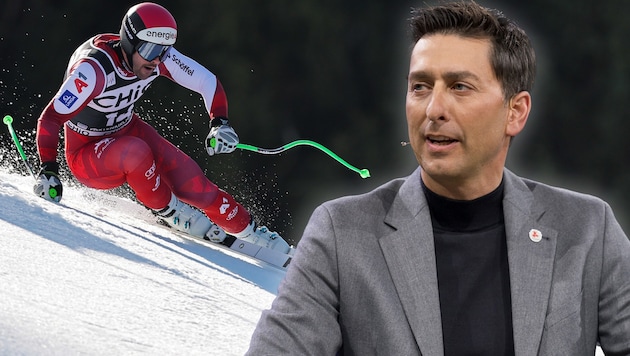 ÖSV-Sportdirektor Mario Stecher (li.) analysiert die aktuelle Situation im österreichischen ...