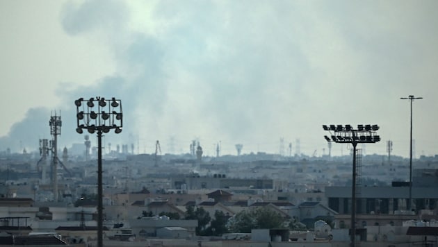 Die Militärbasis Al Udeid Air Base in Katar, die von den USA genutzt wird