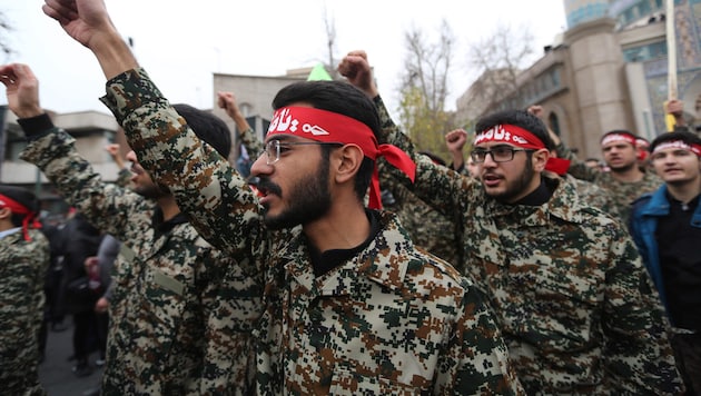 Mitglieder der iranischen Revolutionsgarden