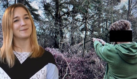 Clemens T. im vergangenen Dezember im niederösterreichischen Allentsteig. Er zeigt ...