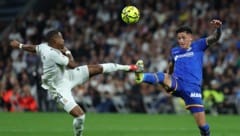 David Alaba (li.) verletzte sich im Spiel gegen Getafe.