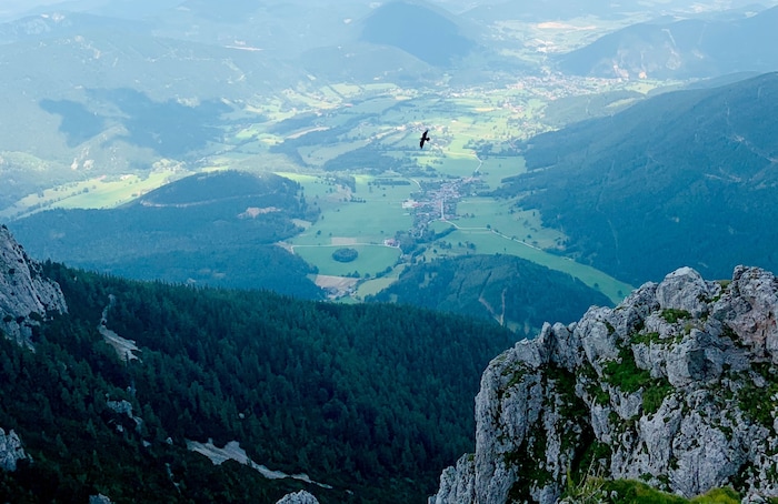 Der Ausblick ist atemberaubend.